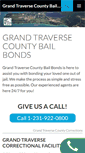 Mobile Screenshot of grandtraversecountybailbonds.com